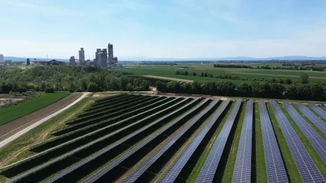 Holcim PV Anlage Mannersdorf