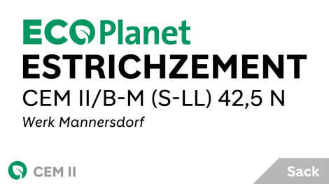 ECOPlanet Estrichzement - CEM II/B-M (S-LL) 42,5 N