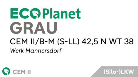 ECOPlanet Grau - CEM II/B-M (S-LL) 42,5 N  