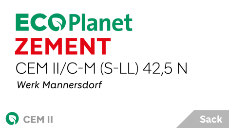ECOPlanet Zement - CEM II/C-M (S-LL) 42,5 N