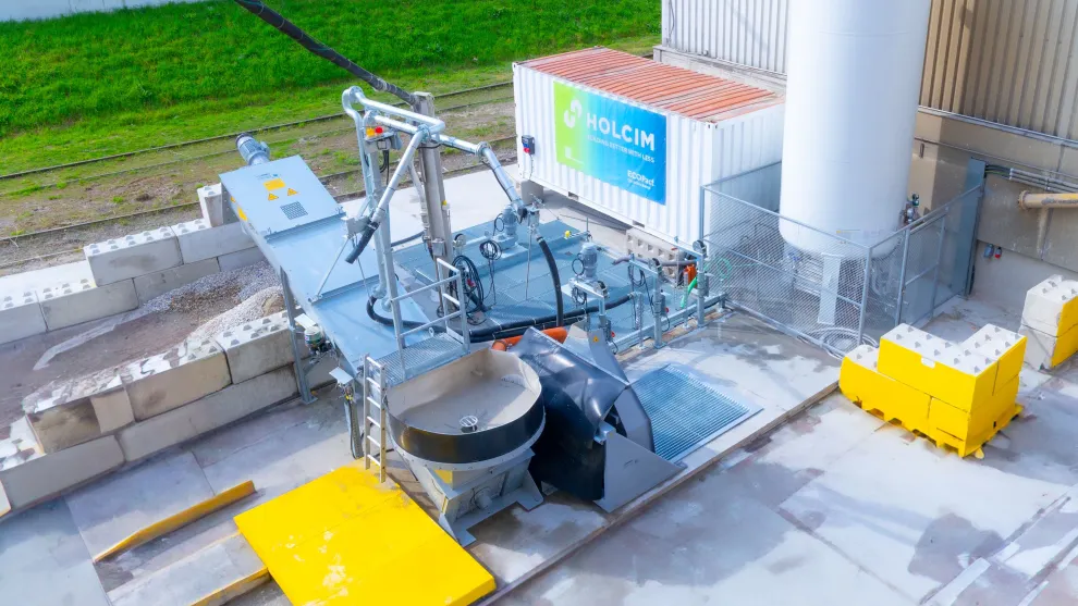 Holcim CO2-Speicheranlage Wien