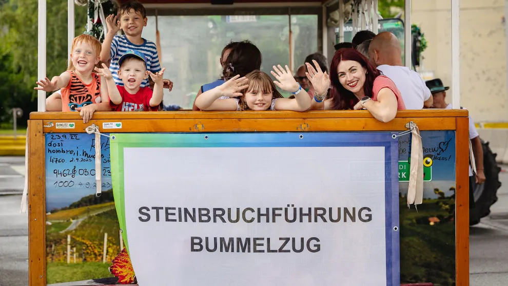 Holcim Retznei Tag der offenen Tür Bummelzug