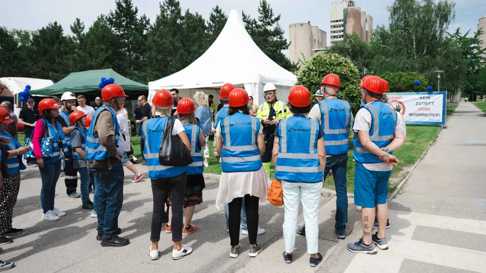 Holcim Tag der offenen Tür Werksführung